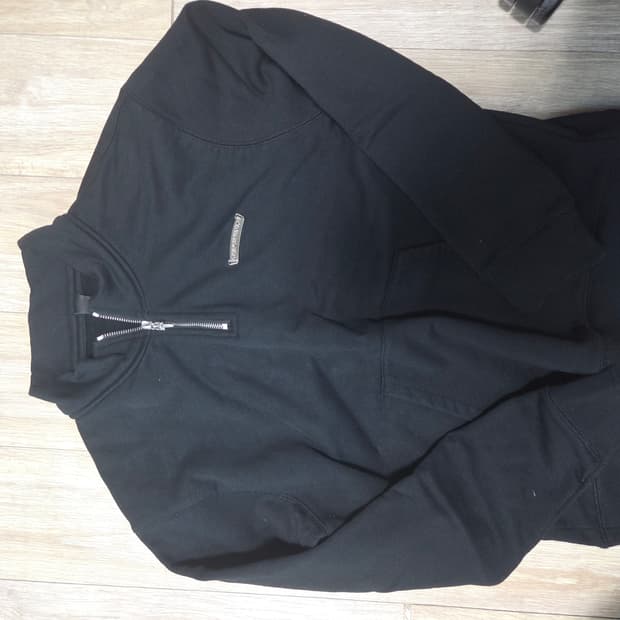 ㄹㅍㄹㅋ 크롬하츠 세메터리 하프 집업 블랙 s