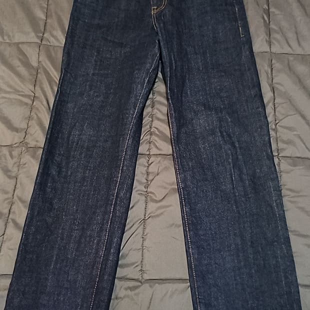 플랙 와이드청바지 31인치 기장97