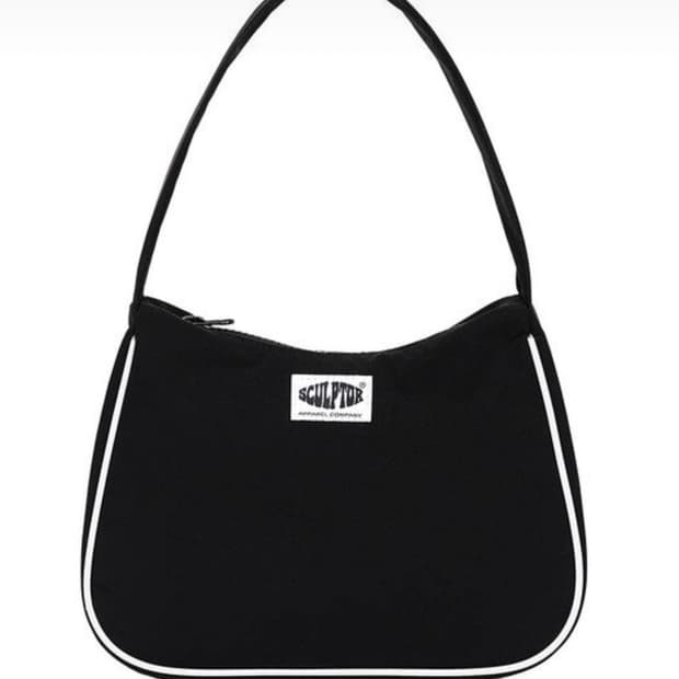 Sculptor Satin Tote Bag Black