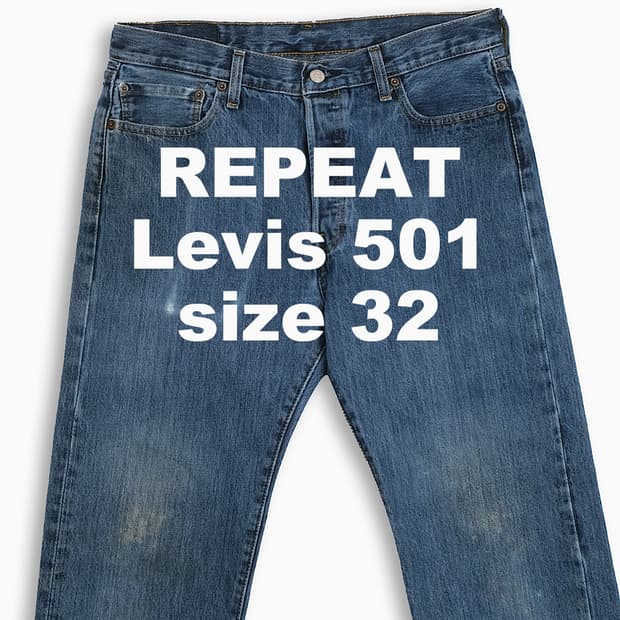 빈티지 리바이스 501 진청 32 인치 LV50134585