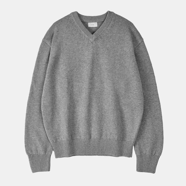 애습 브이넥 니트 L사이즈