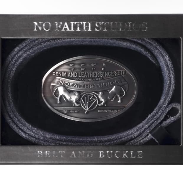 nofaith studio 핸드메이드 레더 벨트 