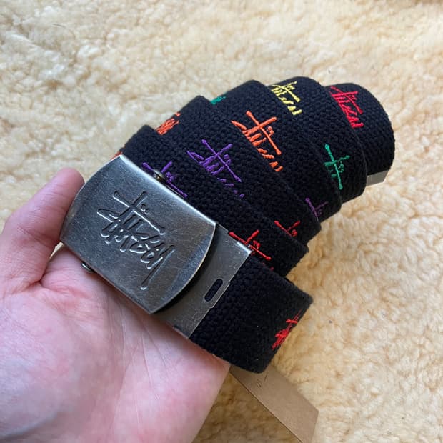 90s-00s 올드 스투시 웹 벨트