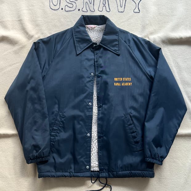 90s US NAVAL ACADEMY Warm Up Jacket