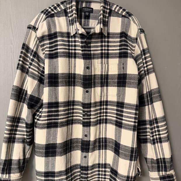 클럽 모나코 체크 셔츠 L