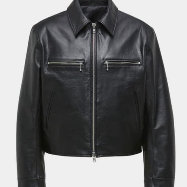 쿠어 카우하이드 레더 싱글 라이더 자켓