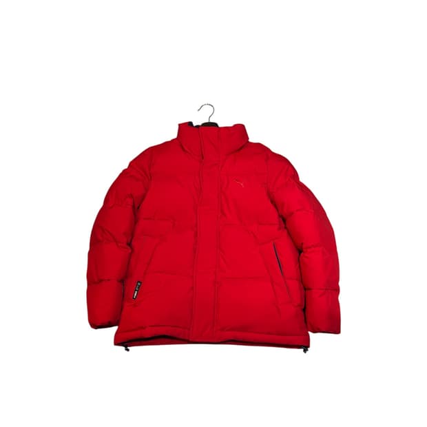 푸마 오리털 패딩 레드 S사이즈