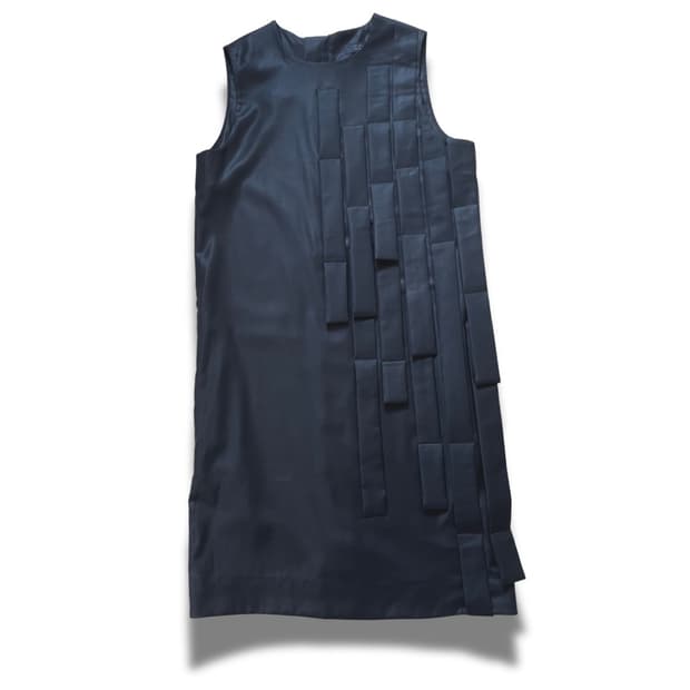 COS Black Sleeveless 100% Wool Dress