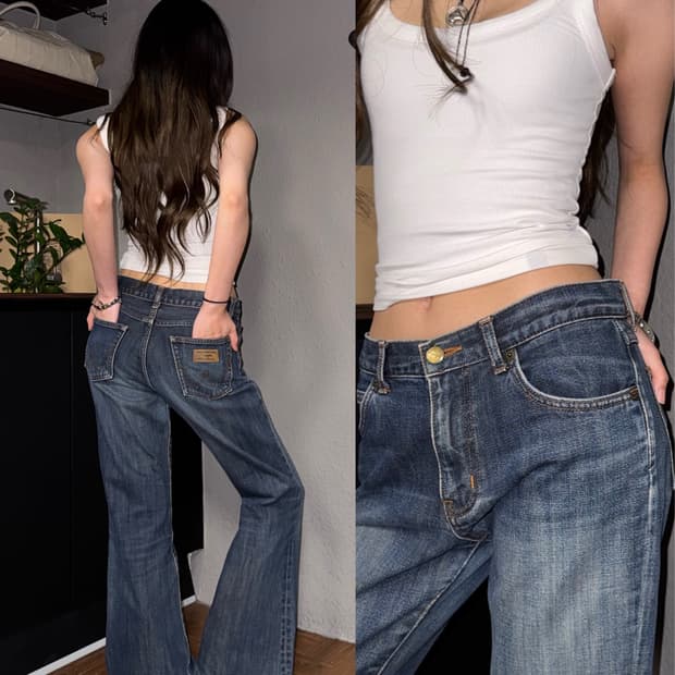 랭글러 부츠컷 데님