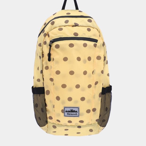[새상품] 하이산 도트 백팩 (옐로우)