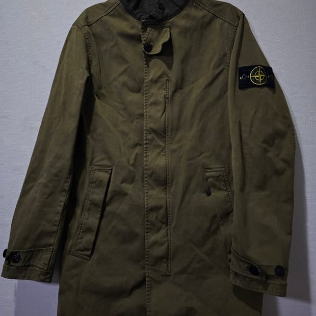 백화점판 스톤아일랜드 다비드 TC 코트 자켓 90 / S