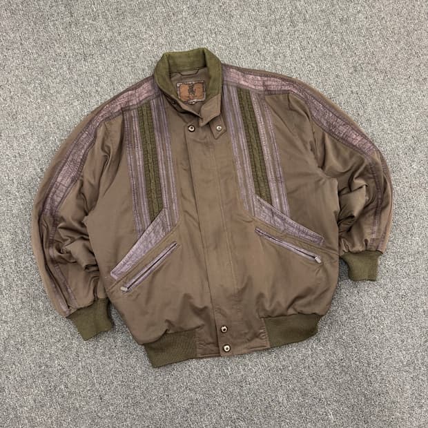 OS)Japanese vintage 올리브 봄버 자켓