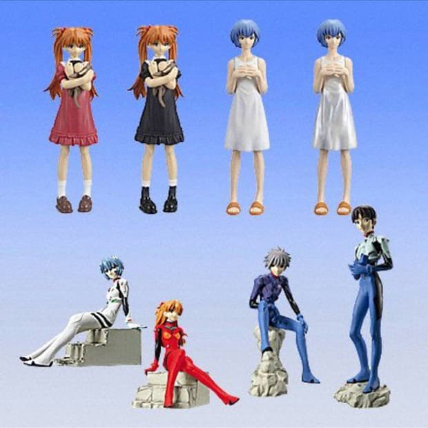미개봉) 고전피규어 - 에반게리온 10종 아스카 레이 카오루 신지