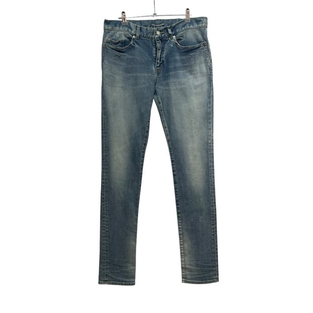 Saint Laurent Washed Denim Jeans