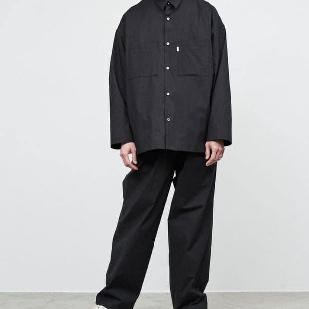 그라프페이퍼 타입라이터 와이드 쉐프팬츠