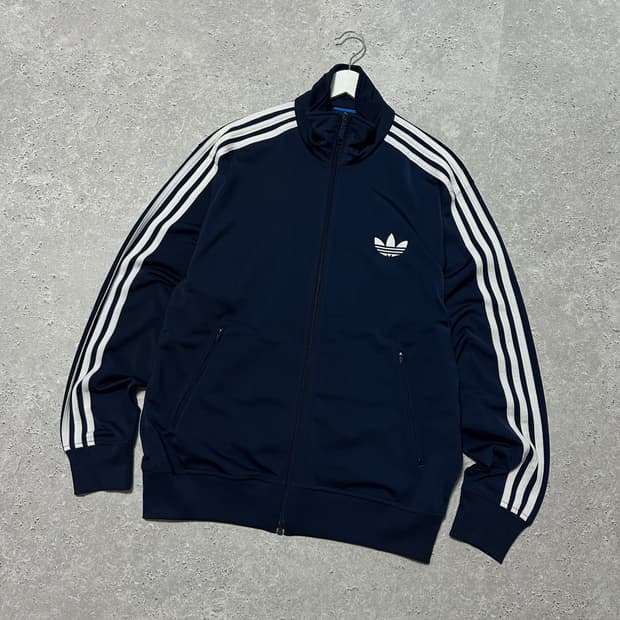 아디다스 파이어버드 네이비 삼선 져지