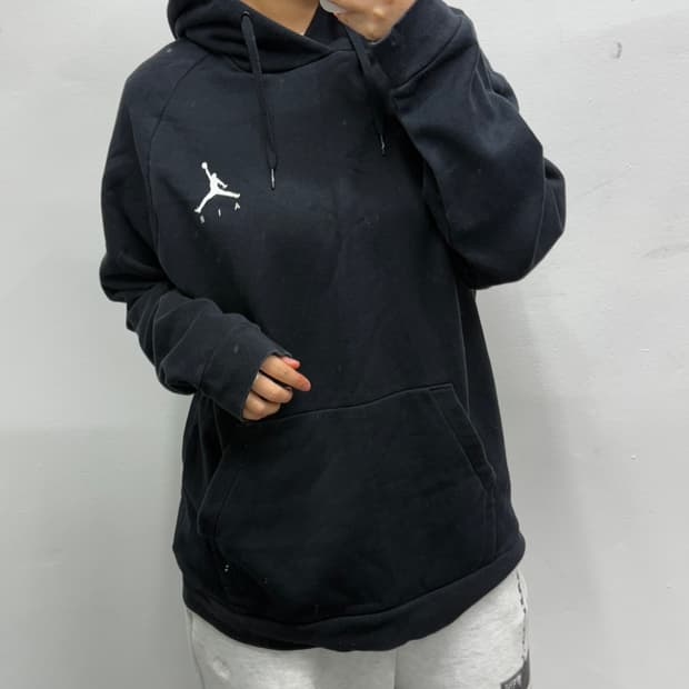 [XL] 조던 블랙 후드티