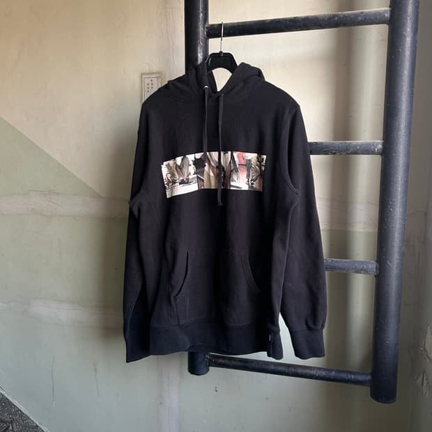 Supreme X KIDS X Larry Clark 블랙 후드티