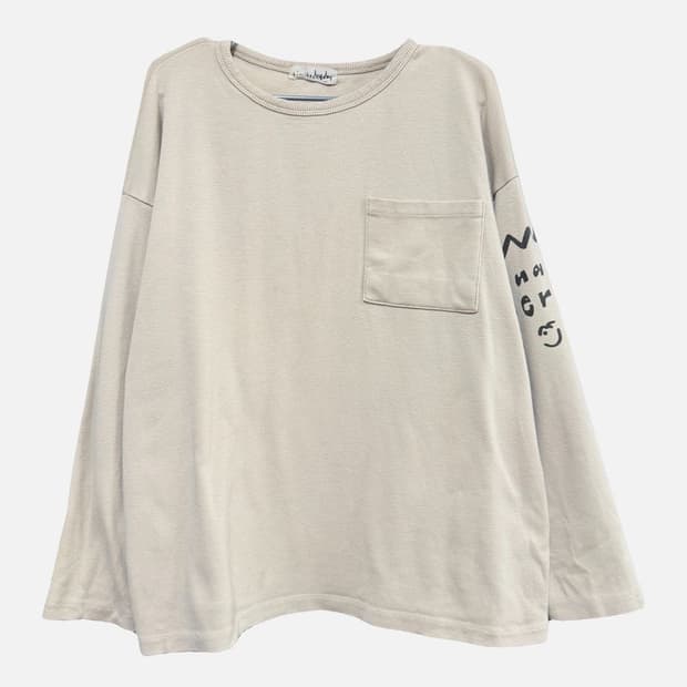 리미떼두두 크림 키즈 긴팔티 XL N8085