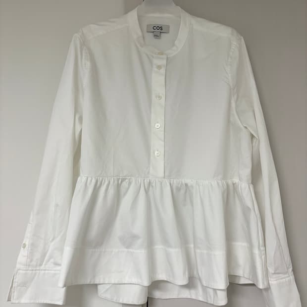 COS 화이트 셔츠 38