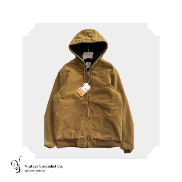 칼하트 패딩 후드집업