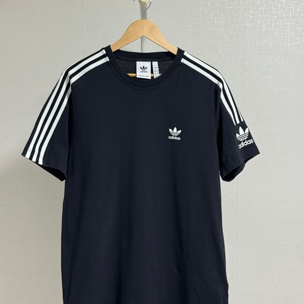 아디다스 삼선 트레포일 반팔티 XL