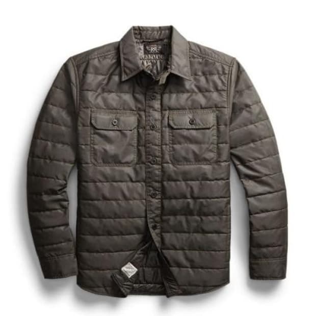 RRL 더블알엘 퀼팅 오버 셔츠 자켓