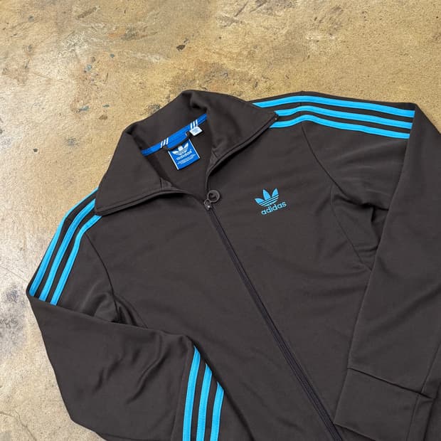 아디다스 초코 민트 베켄바우어 져지 트랙탑 100