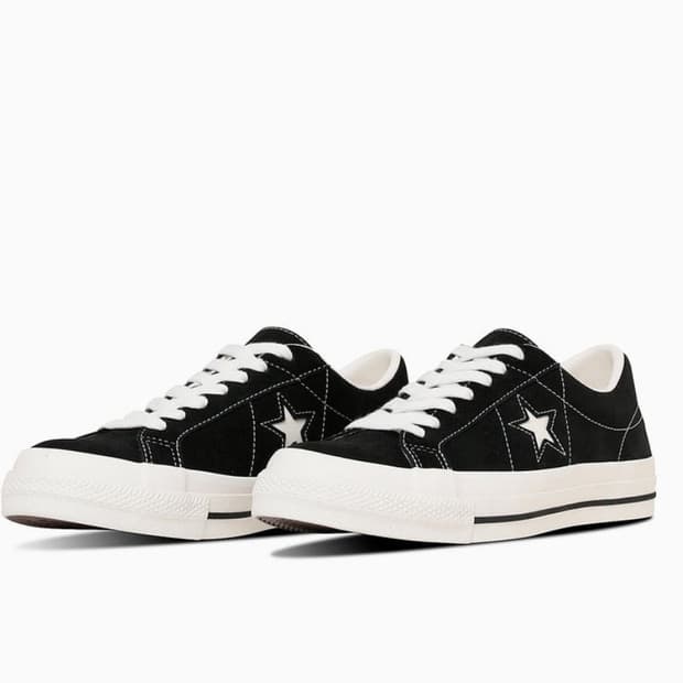 290컨버스 원스타 재팬 스웨이드 블랙