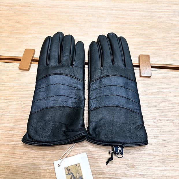 (정품/새상품) 메롤라 남성 블랙 양가죽 캐시미어 장갑