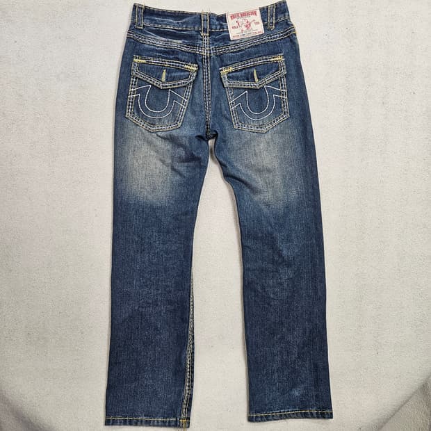 트루릴리젼 조니 슈퍼 T 데님 34