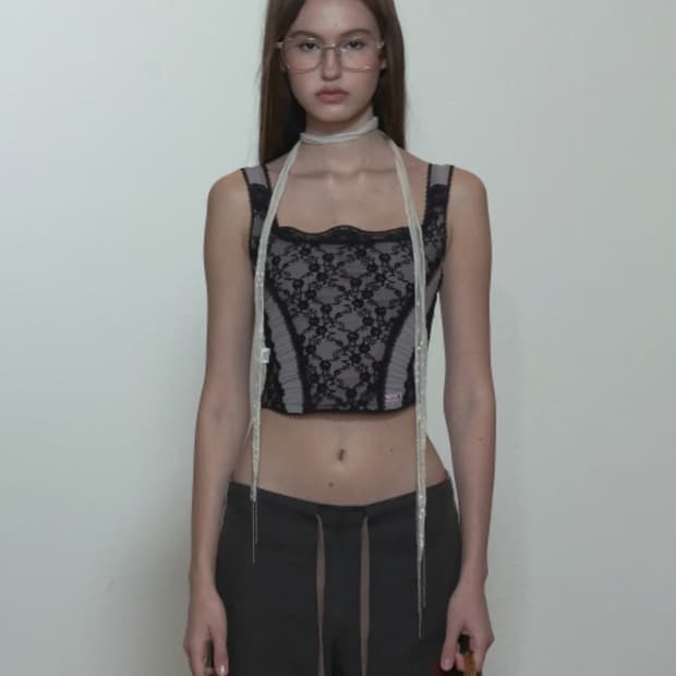 스컬프터 팀 메리 코르셋 탑 Team Mary Corset Top