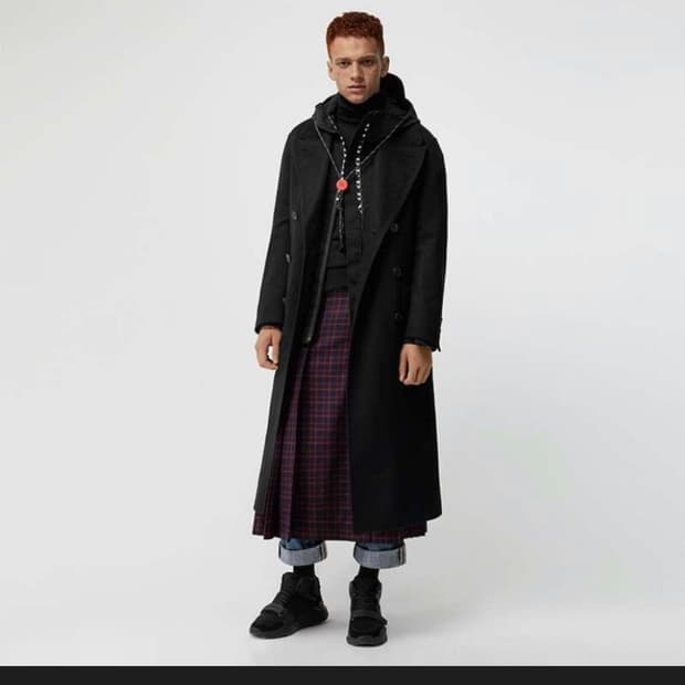 버버리 테일러드 캐시미어100% 코트