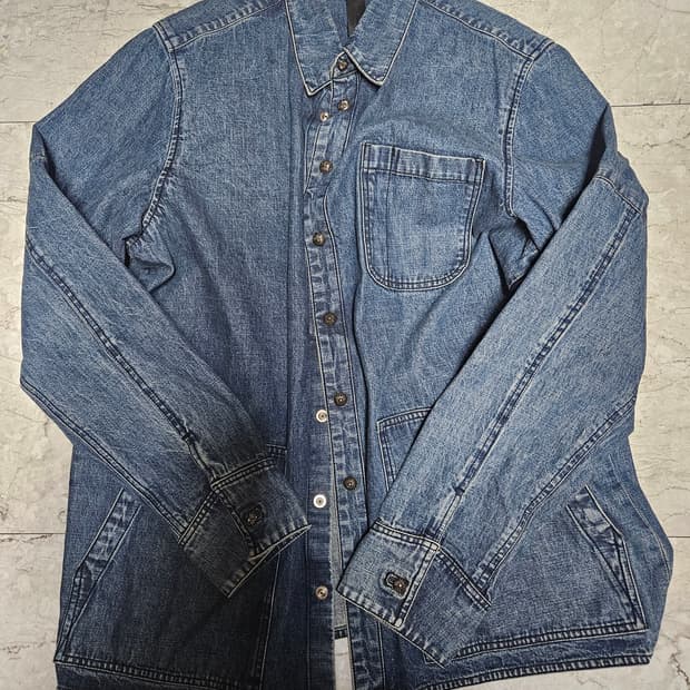 (xl) 크롬하츠 라스트바이트 데님 커버올 자켓