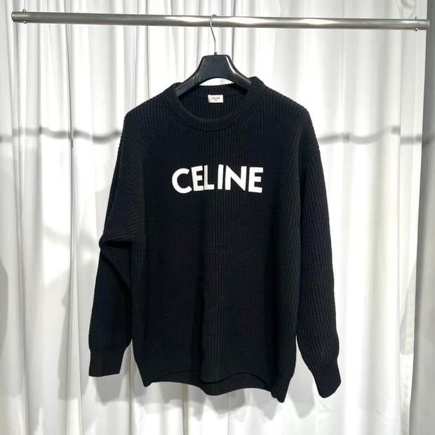 (105) 셀린느 리브드 울니트 오버핏