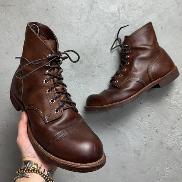 OG USA Made 레드윙 8111 아이언레인저 워크 부츠