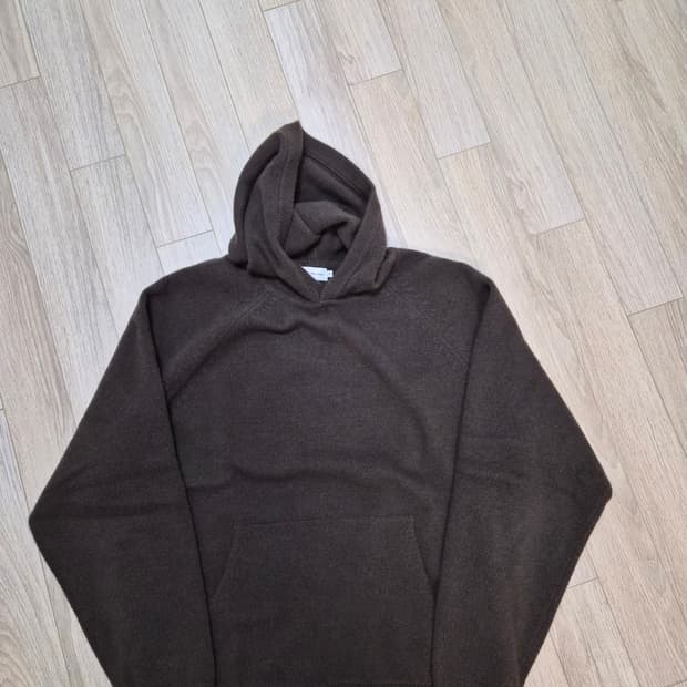 스테디에브리웨어 sew 코지 울 캐시 후드 니트 브라운 3