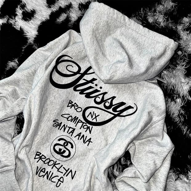 STUSSY 2022 월드투어 후드집업