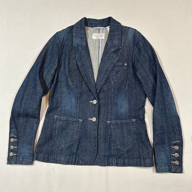 M) 리바이스 데님 테일러드 블레이저 자켓