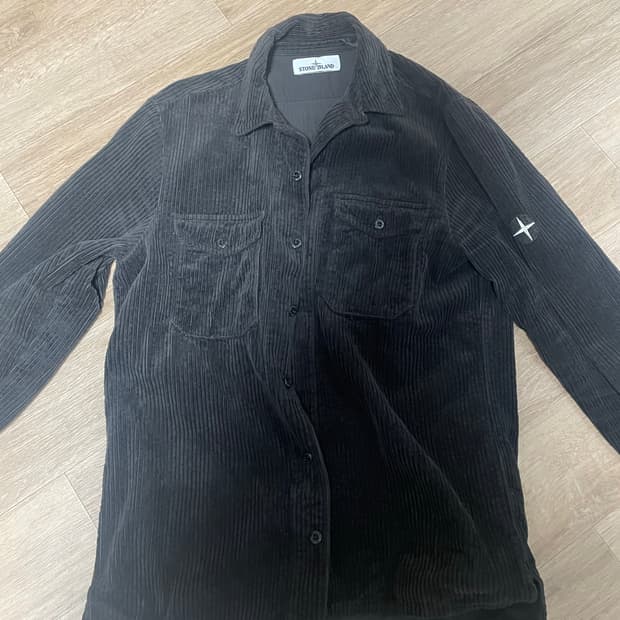 스톤아일랜드 코듀로이 셔츠