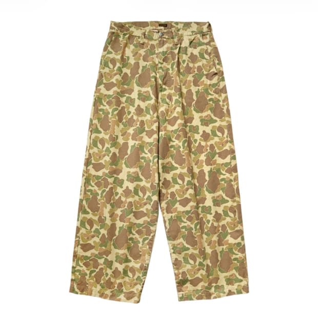 캐피탈 헌터 카모 해링본 포트 배기 팬츠 3사이즈 판매