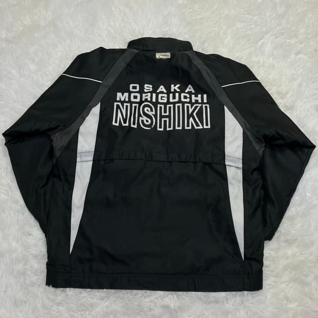 빈티지 오사카 블랙 바람막이 y2k 스트릿 갸루 펑키 일본빈티지670