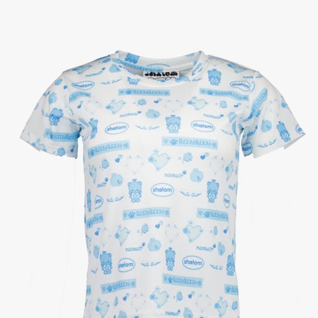 Shalom Buddy Buddy Tee - Sky