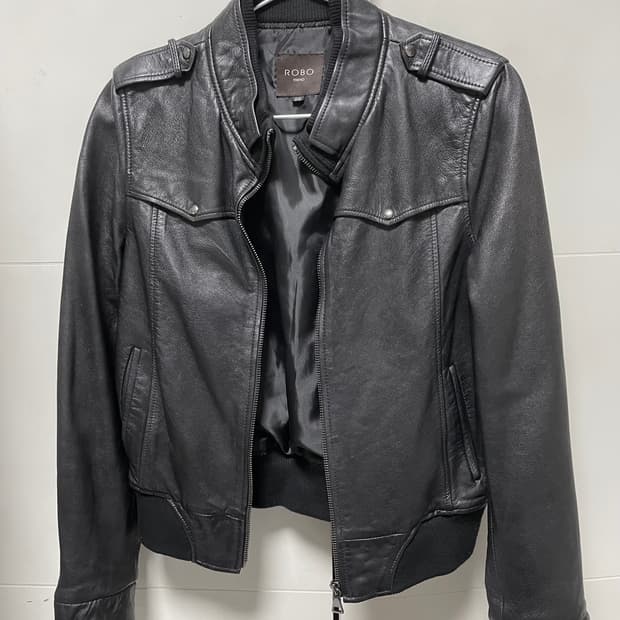 빈티지 가죽 자켓