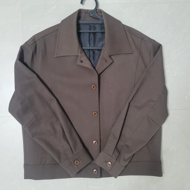 드로우핏 도브 울 미니멀 라인 자켓 M