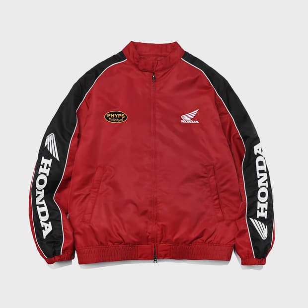 혼다 레이싱 블루종 레드 L 라지