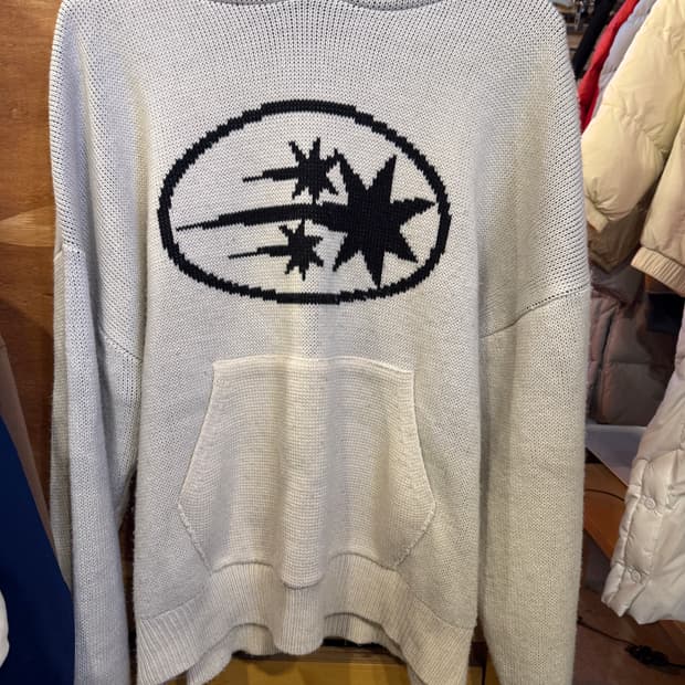 나이스고스트클럽 오트밀 후드 니트