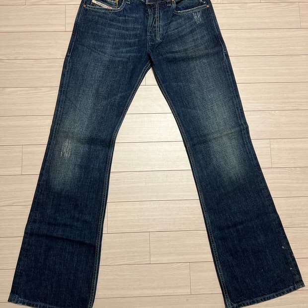 디젤 DIESEL ZATHAN 워시드 데님 팬츠 (W30 / L32) 