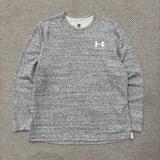 언더아머 베이직 로고 롱슬리브 v2186