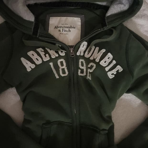 아베크롬비 대장급 올리브 후드집업